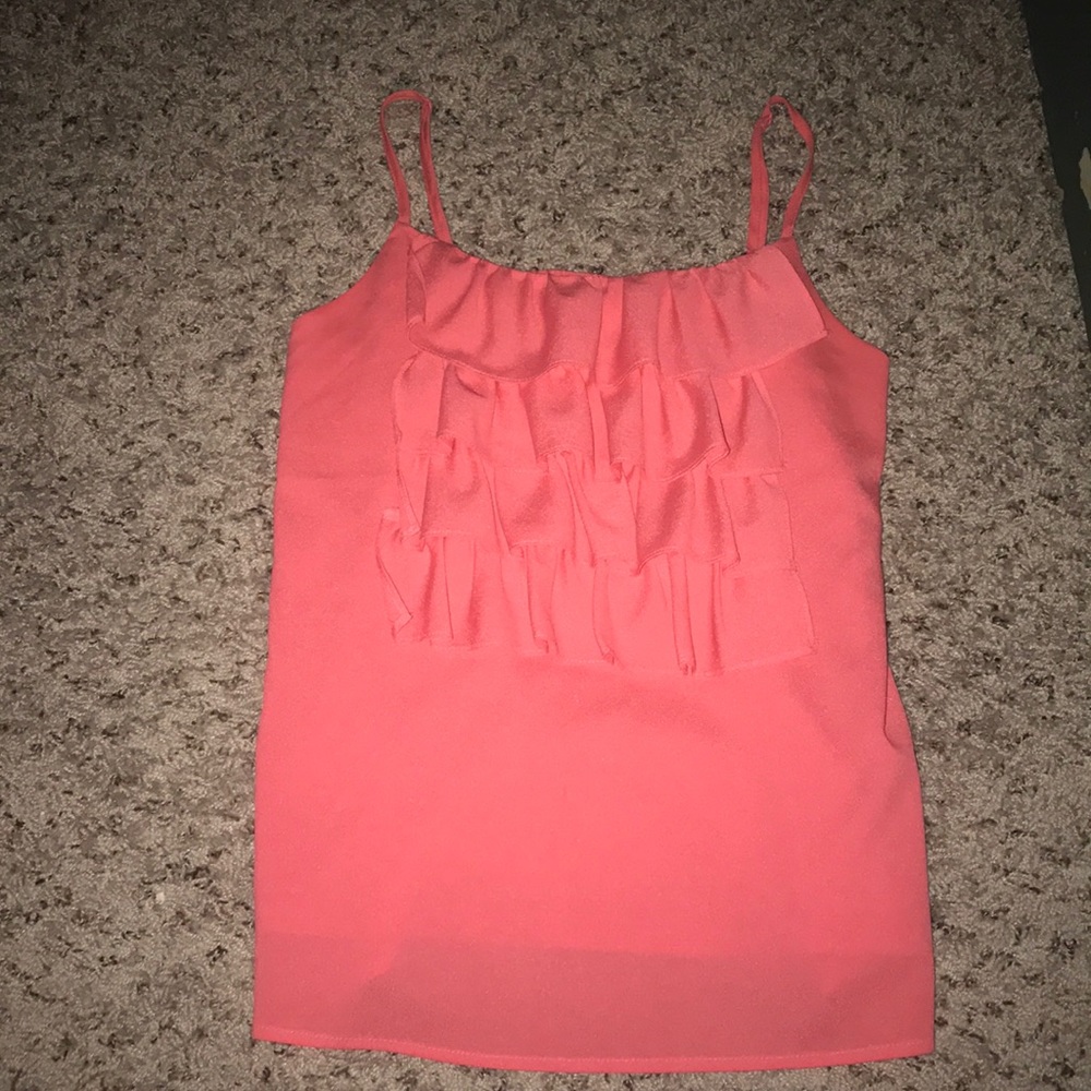 Coral tank top